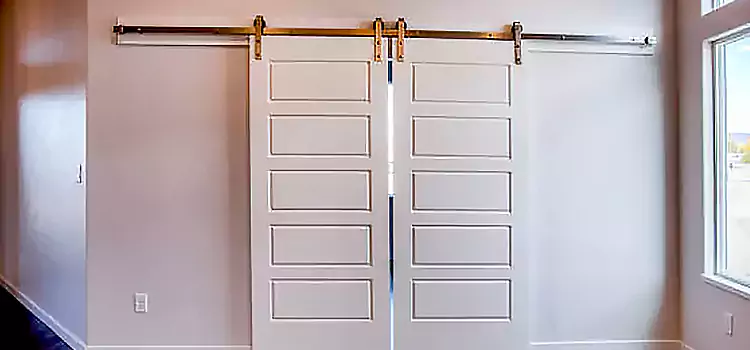 Glass Barn Door with Installation Hardware Kit Strongsville